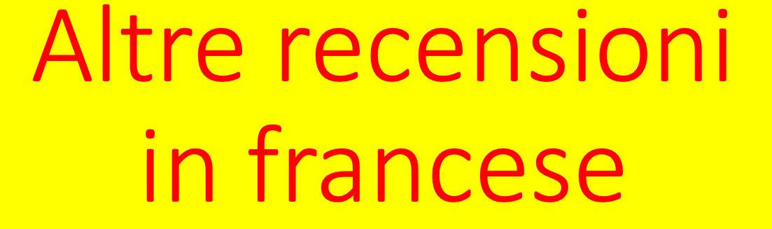 Recensioni francese